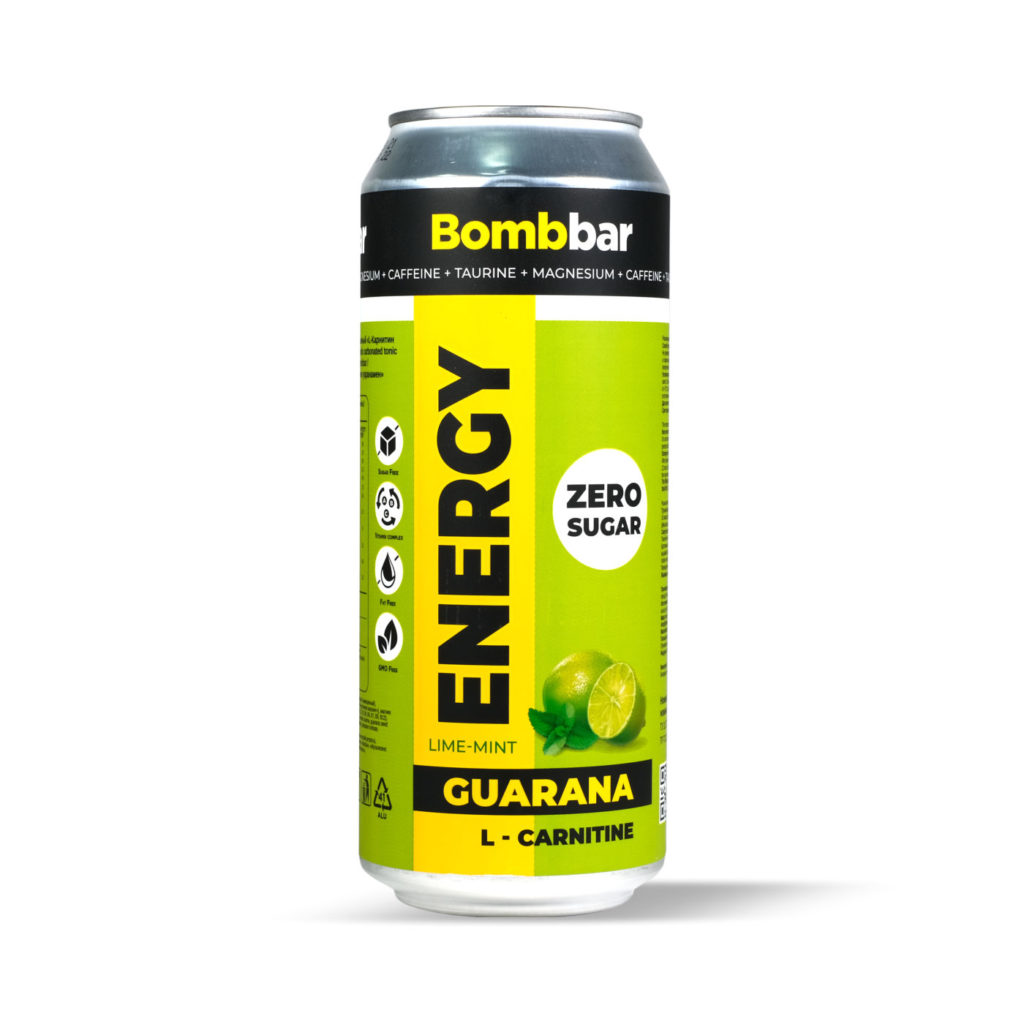 Энергетический напиток Bombbar - Лайм-мята (500 мл):изображение