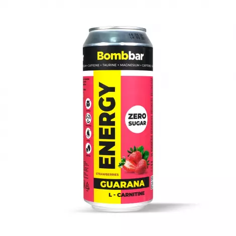 Энергетический напиток Bombbar - Клубника-земляника (500 мл):изображение