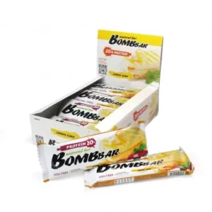 Протеиновый батончик Bombbar - Лимонный торт (12 шт.):изображение