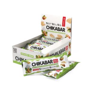 Протеиновый батончик Chikalab – Chikabar Bombbar - Фисташковый крем (12 шт.):изображение